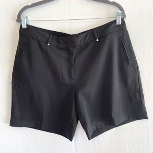 Lady Hagen Size 10 Golf Shorts 7 inch Inseam Black Pockets